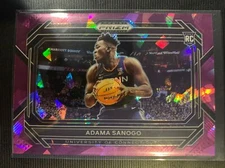 ADAMA SANOGO 2023-24 PRIZM DRAFT PURPLE ICE ROOKIE RC SP #/149 FREE SHIP #8