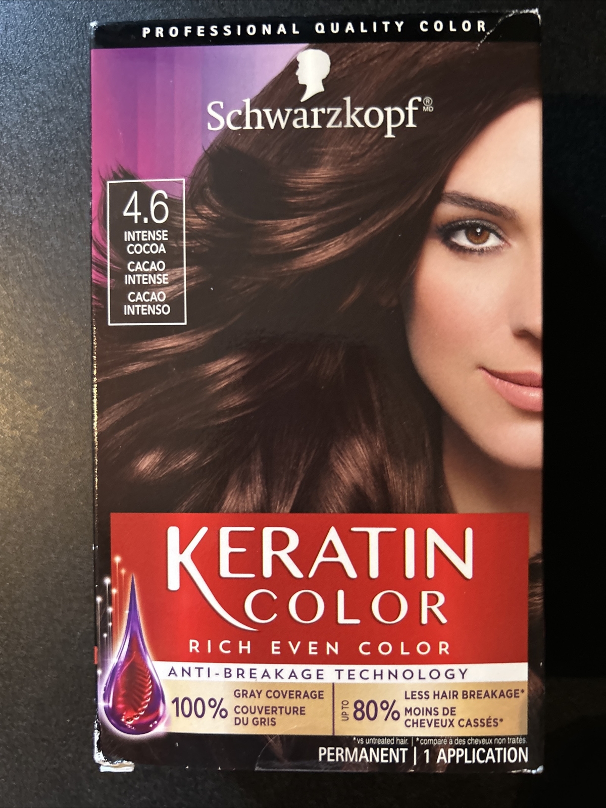 Permanent Hair Color Cream 4.6 Intense Cocoa