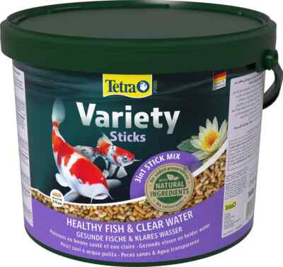 10 L TETRA Pond Variety Sticks Teichfische gesunde Fische & klares Wasser