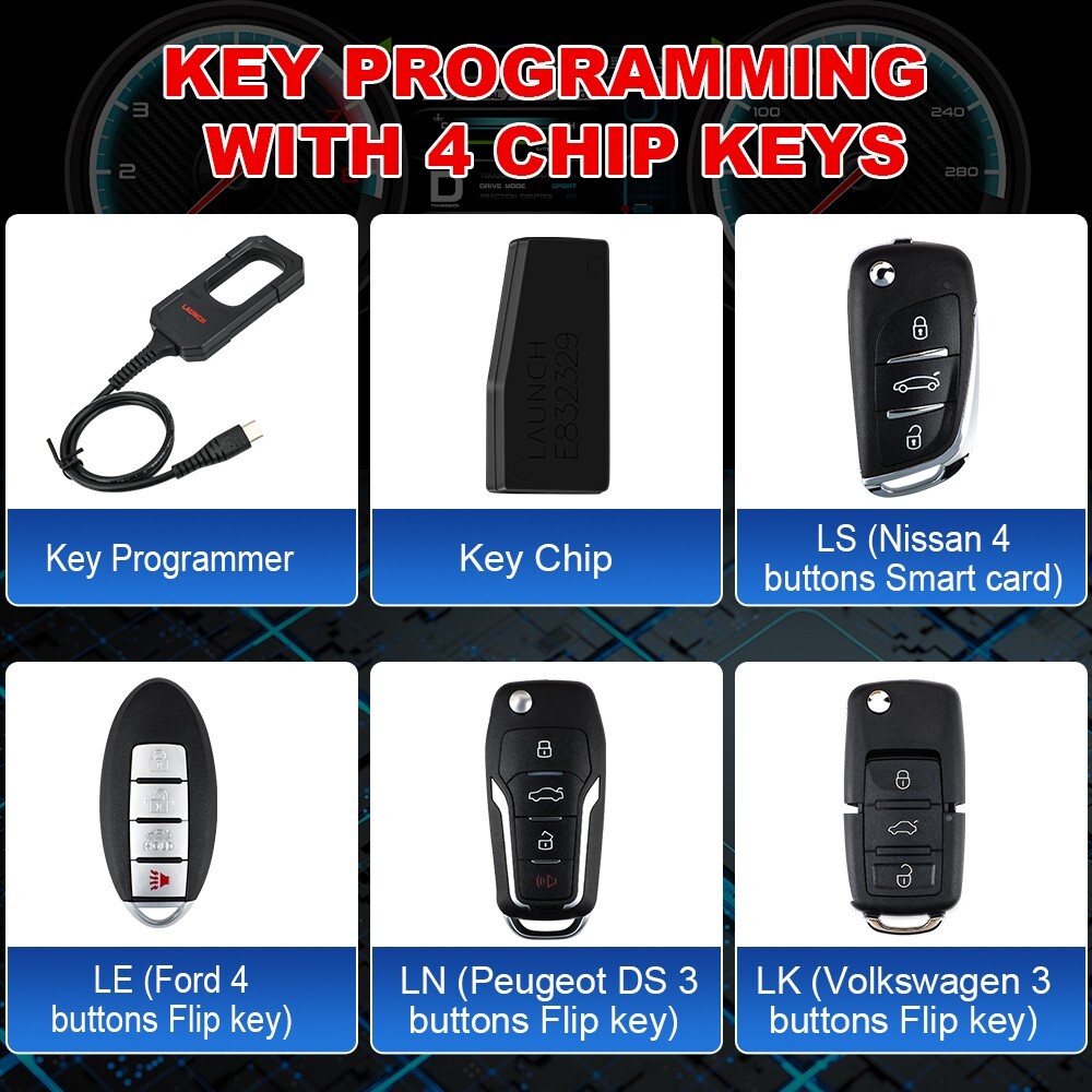 LANCIA X431 Telecomando Programmazione Chiavi per X431 PRO/PRO3S+/X431 IMMO/PAD V foto 5