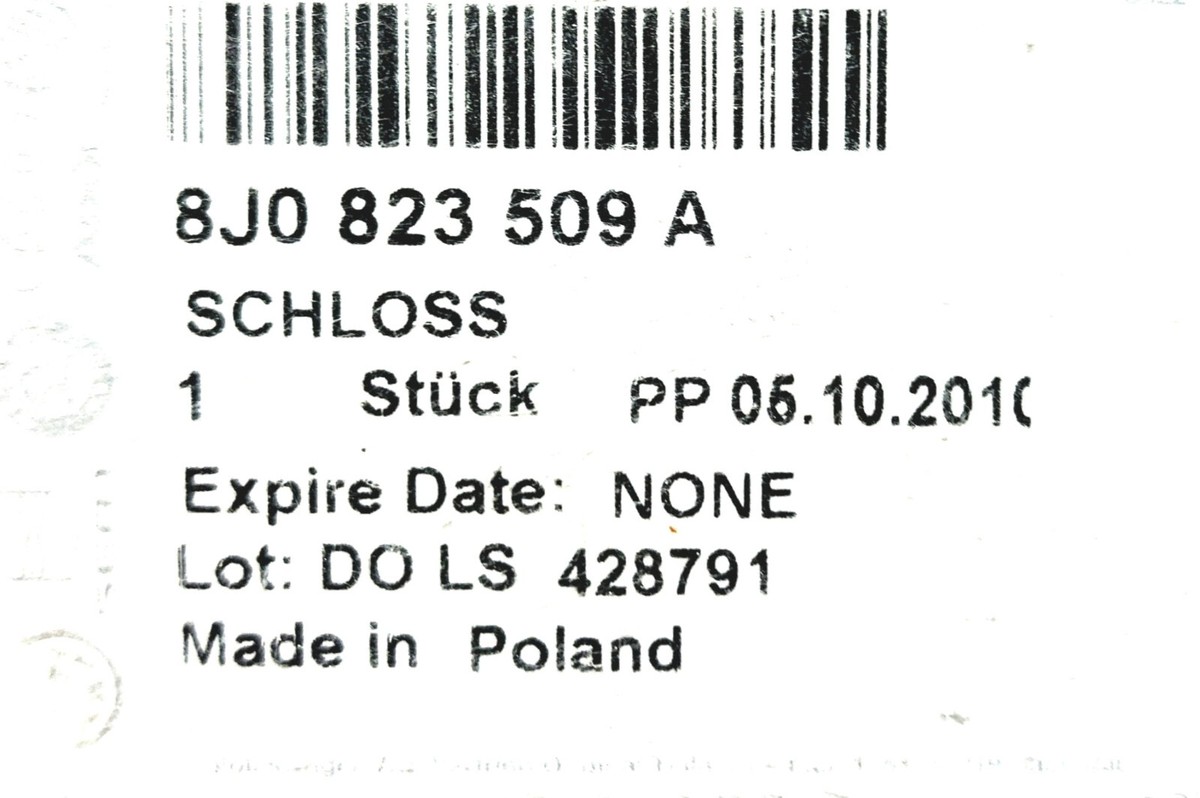 Original Volkswagen 8J0823509A Bonnet Lock Micro Switch Audi Tt 