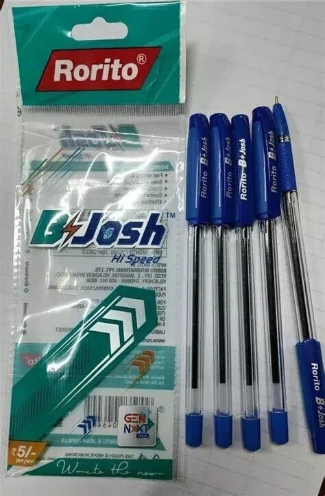 Apsara Gen Z Ball Pen 5x Rorito B JOSH Ball Pen BLUE Smooth