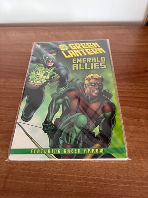 1st PRINT Green Lantern - EMERALD ALLIES - Green Arrow - Graphic Novel TPB - DC
