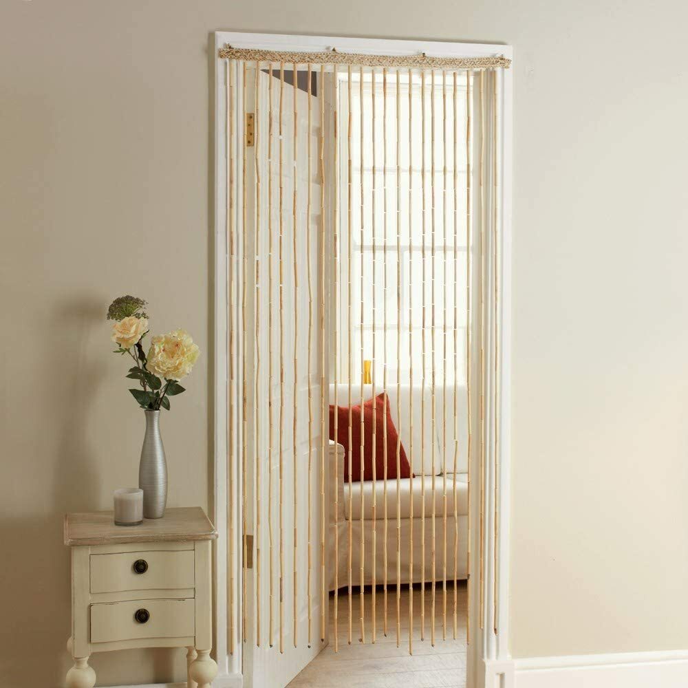 BEADED WOOD WOODEN DOOR CURTAIN SUMMER BLIND FLY CURTAIN SCREEN
