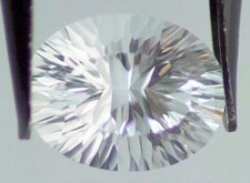 WHITE TOPAZ 10 x 8 MM OVAL CONCAVE CUT ALL NATURAL AAA LOT 6261