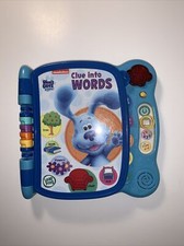 LeapFrog Blues Clues and You Clue Into Words Book for Preschoolers Blue Tested