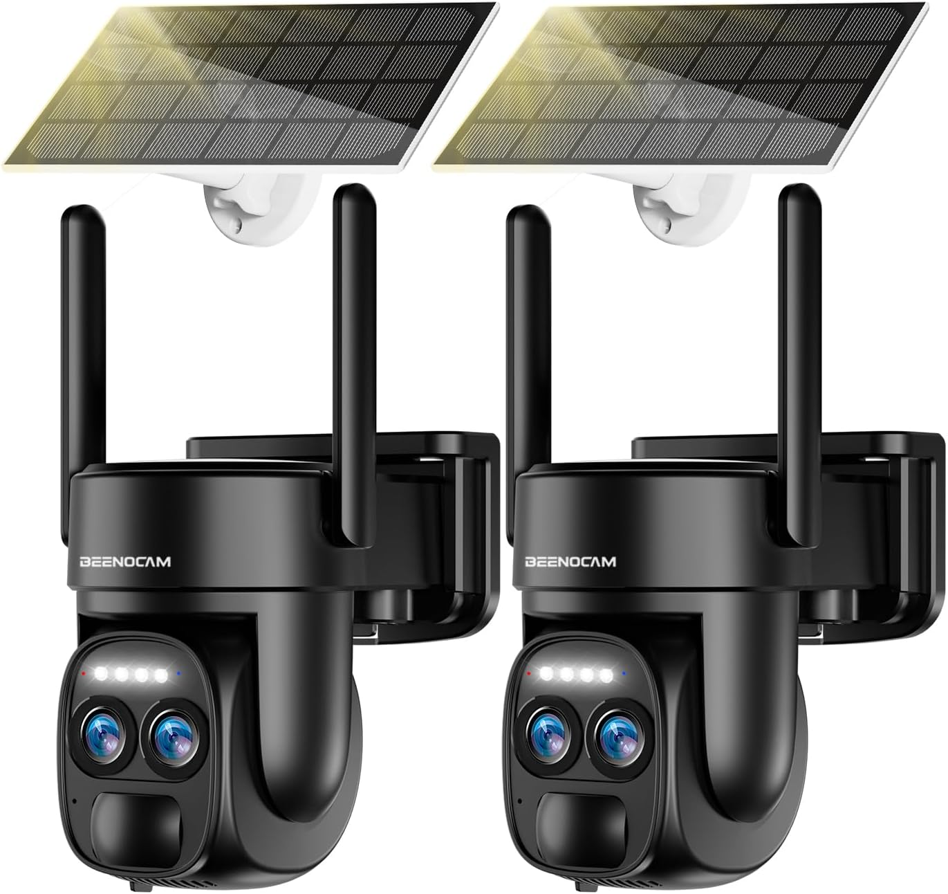[ 8X Zoom ] 4K 5Dbi Security Cameras Wireless Outdoor, Battery Powered Solar Sec
