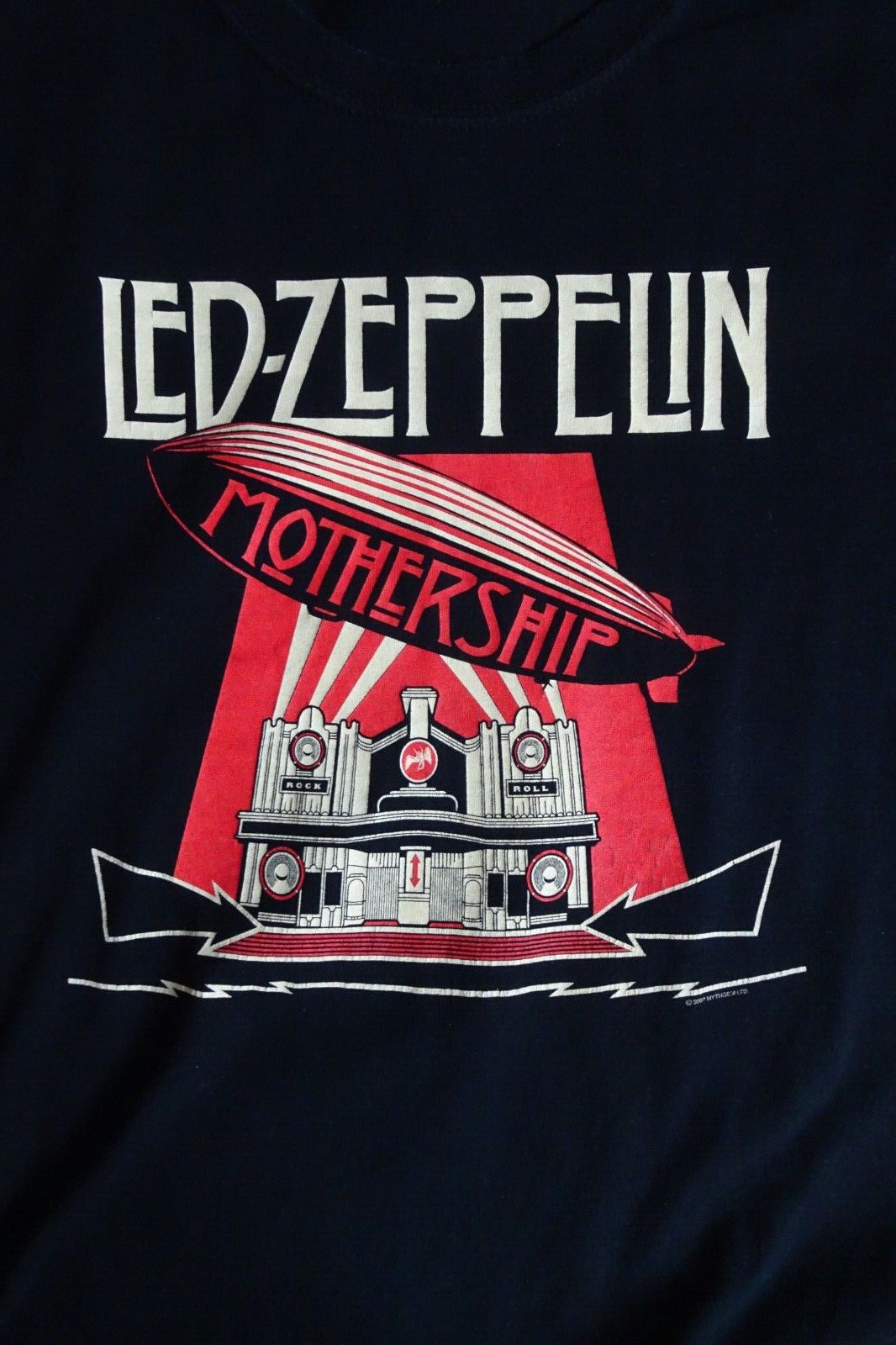 Led Zeppelin Mothership T Shirt L Gildan - image 3