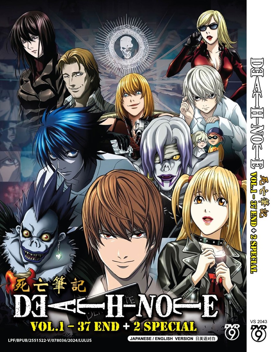 ANIME* DVD DEATH NOTE COMPLETE TV SERIES VOL.1-37 END + 2SP
