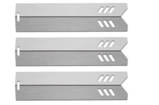 BBQ Gas Grill Heat Plates Replacement Tent Burner Cover Outdoor 14 3/16” 3 Pack