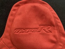 Hyper Suede Front Seat Covers Red For 2023-2026 Civic Type R Fl5 Hyper Suede Front Seat Covers Red For 2023-2026 Civic Type R Fl5