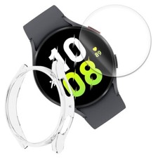 Anti-Shatter Screen Protector Hard PC Case for Samsung Galaxy Watch 5 44mm R915U