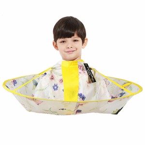 Salon Hair Cut Cape Cover Barbers Hairdressers Child Kids Gown