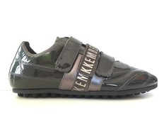 SCARPE SNEAKERS UOMO BIKKEMBERGS BKE103385 SOCCER PELLE GRIGIO AI NEW