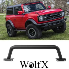 Modular Front Bumper Bull Bar+Removable Camera Bracket For 2021-2023 Ford Bronco