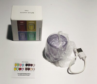 inpods Little Fun True Wireless Stereo TWS V5.0 Speaker Purple New In Box
