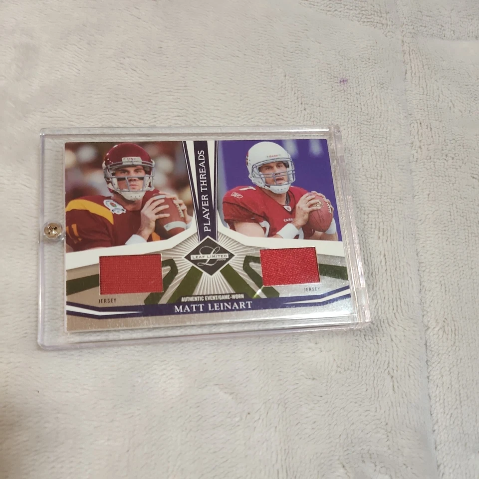 2006 Leaf Limited Player Threads 60/100 Matt Leinart #PT5 Rookie RC - Image 2 of 4