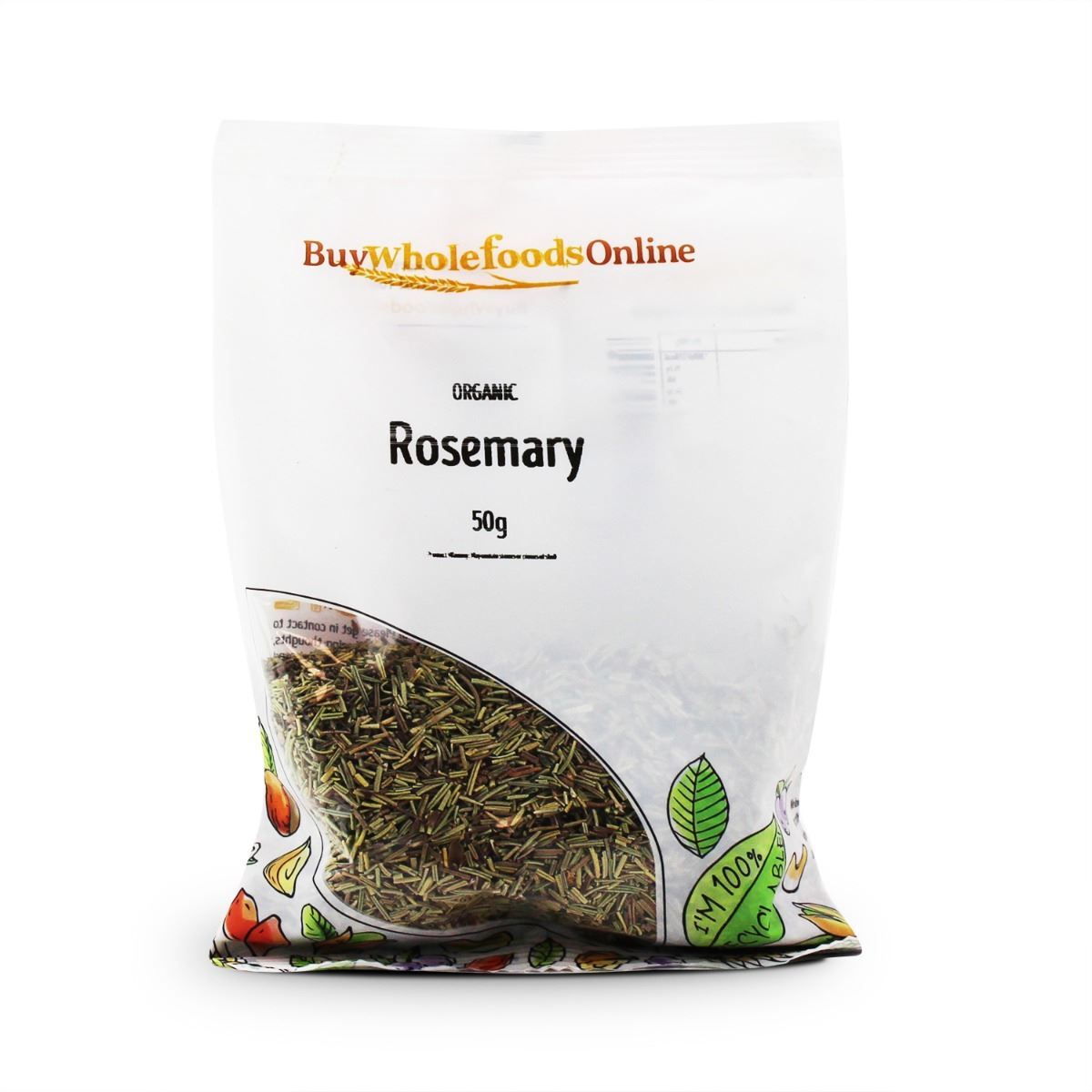 Organic Rosemary 50g | BWFO | Free UK Mainland P&P