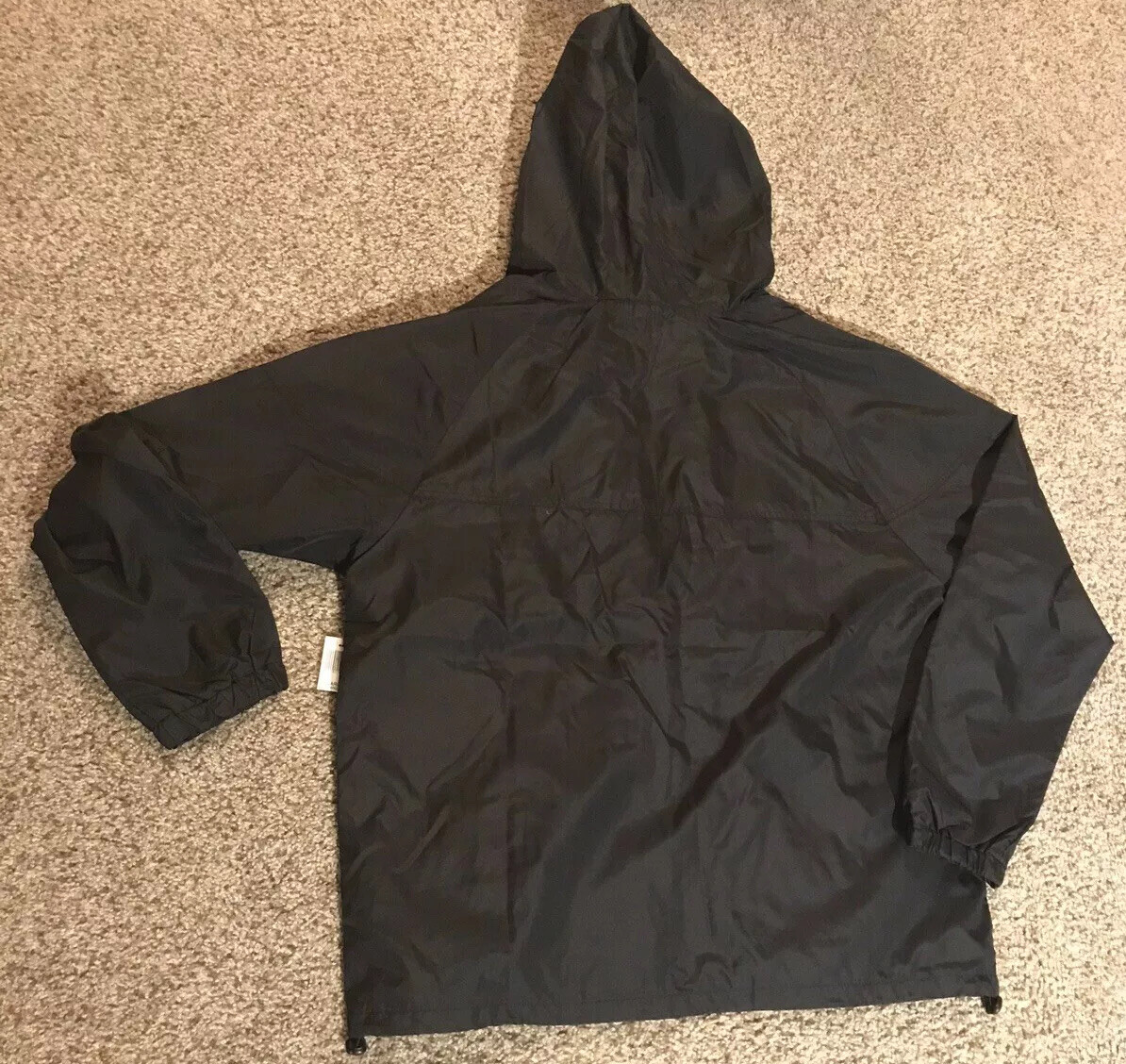 Disney Parks Star Wars Darth Vader Hooded Windbreaker Jacket Black Size