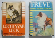 LOCHINVAR LUCK AND TREVE - Pair of books by Albert Payson Terhune