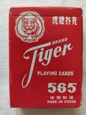 Cartes À Jouer Marque TIGER 565 Paquet Rouge POKER Originales Playing Cards Neuf