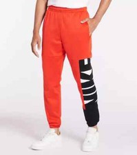 NWT NIKE Men's Logo Graphic Therma Jogger Red Black White L XL