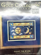 Dimensions Embroidery Kit The Gold Collection Petites Count The Stars NIP