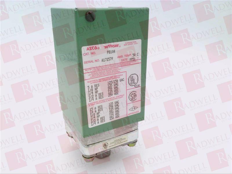 ASCO Pb10a Rf10a11 PB10ARF10A11 Pressure Switch Air Compressor Sensor