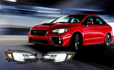 VLAND LED Headlights For Subaru Impreza 2008-11 WRX 2008-14 W/Startup Animation
