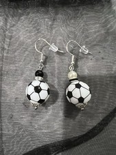 Soccer Ball Earrings 