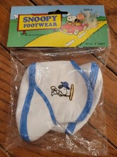 VTG Snoopy BABY footwear Size 0 Newborn Sealed Slip-on