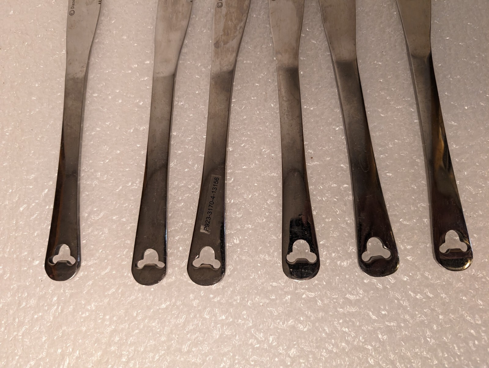 Walt Disney World 6 Pc Knife Knives Set Mickey Mouse Silverware