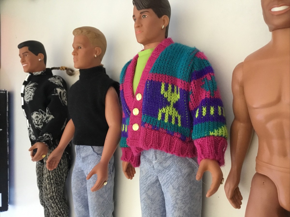 Vintage 1990 New Kids On The Block Dolls Boy Band Big Step