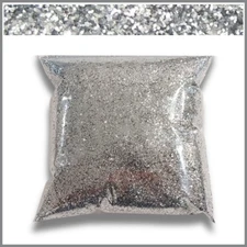11oz Chrome Silver Metal Flake .015" Custom Mirror Medium Cut Additive, 325ml