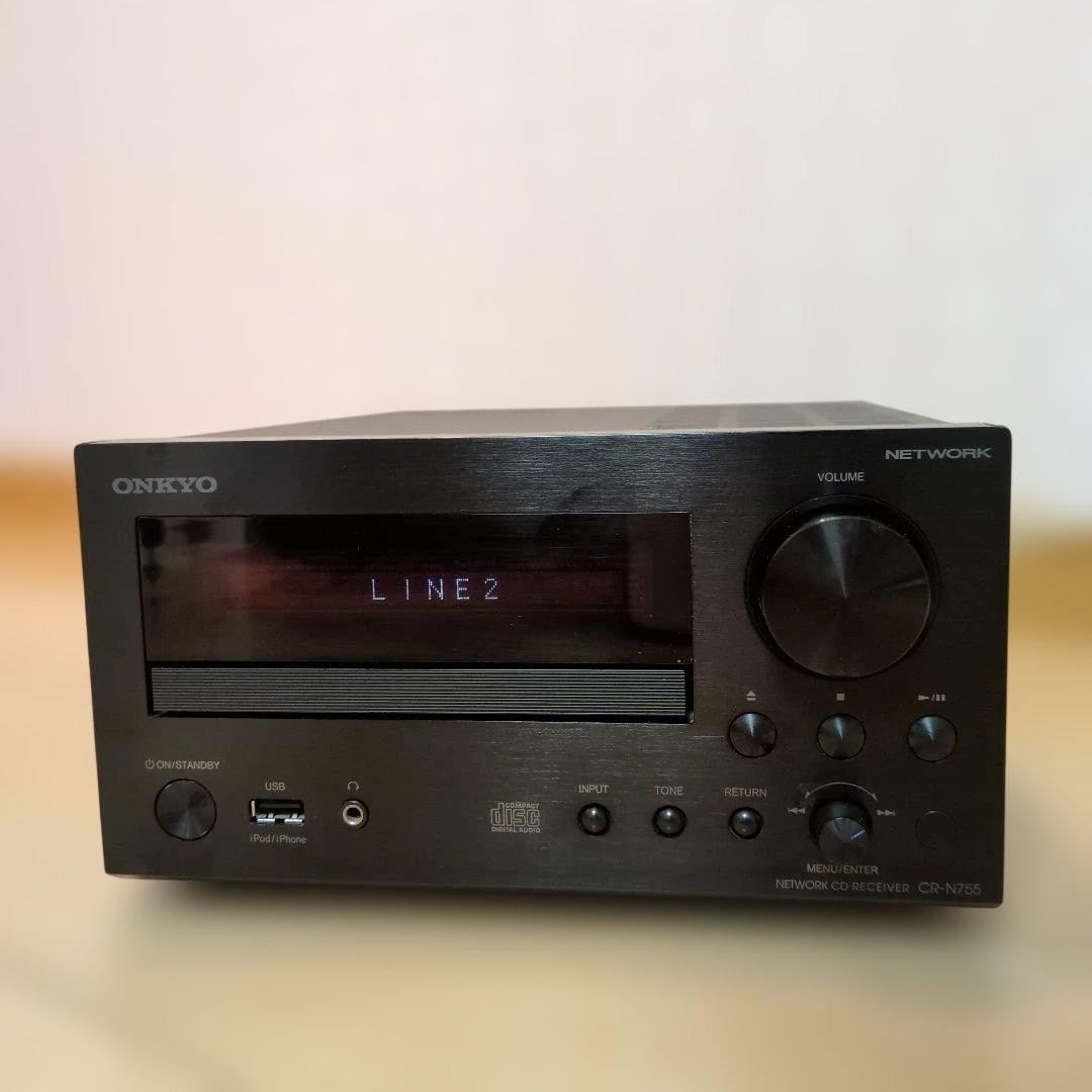 Onkyo CR-N755 Network CD Receiver Hi-Res Audio Amplifier Sou