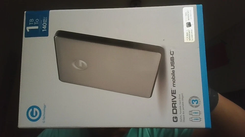 G-Technology 1TB G-DRIVE Mobile USB-C (USB 3.1) Portable External Hard Drive,... - Image 2 of 2