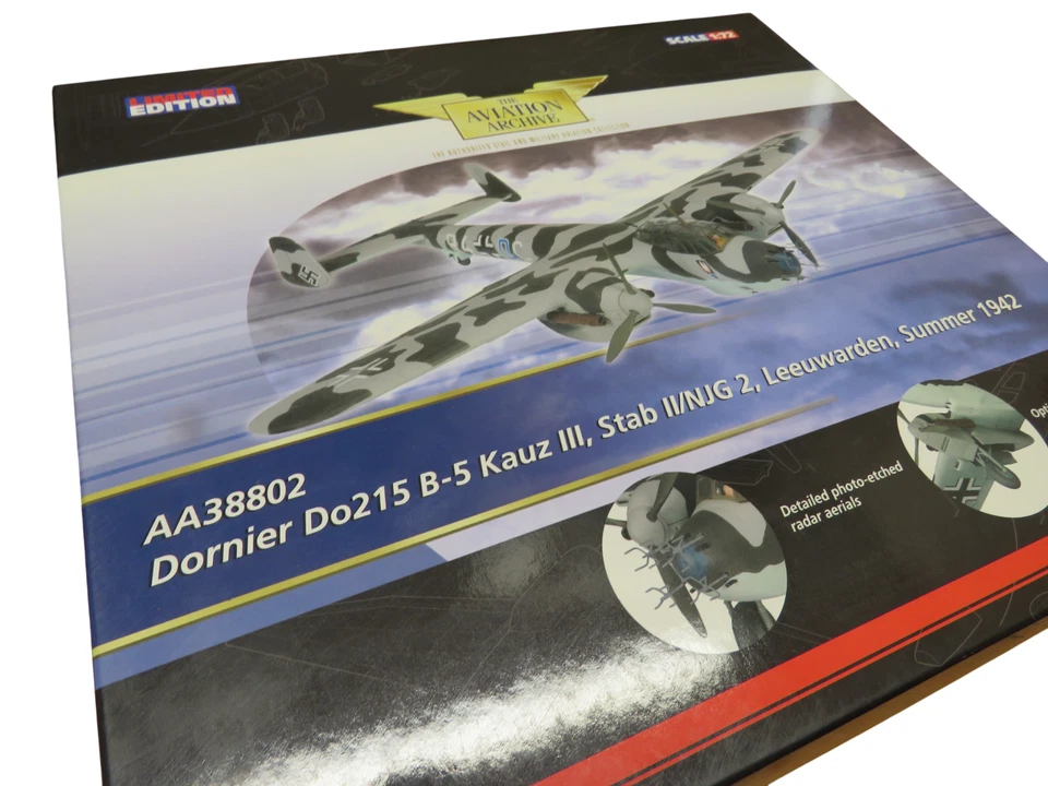 Corgi Aviation Archive 1/72 Dornier Do215 B-5 AA38802 NEW - Image 2 of 3