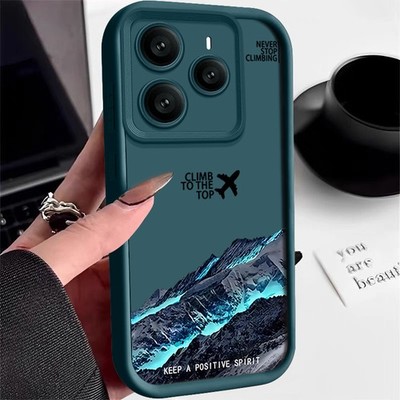 Berg Flugzeug TPU Handy Hülle für Xiaomi Redmi Note 15 14 13 Pro 14T 13T Case