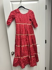 Traditional Indian Red Dress for 5 to 6 Years Old