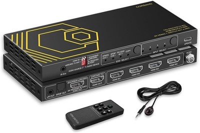 HDMI Switch in Out 8K@60Hz 4K@120Hz Audio Extractor
