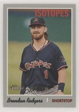 2019 Topps Heritage Minor League Edition Brendan Rodgers #176 uk2