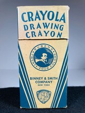 Crayola Crayons No 24 24 Count Vintage Box Binney Smith With Crayons Made in USA