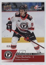 2022-23 Upper Deck CHL Exclusives 10/100 Theo Rochette #61 1o0e