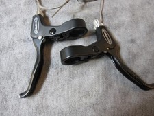 Tektro Brake Lever Set - Black - FL730 flat bar road brake