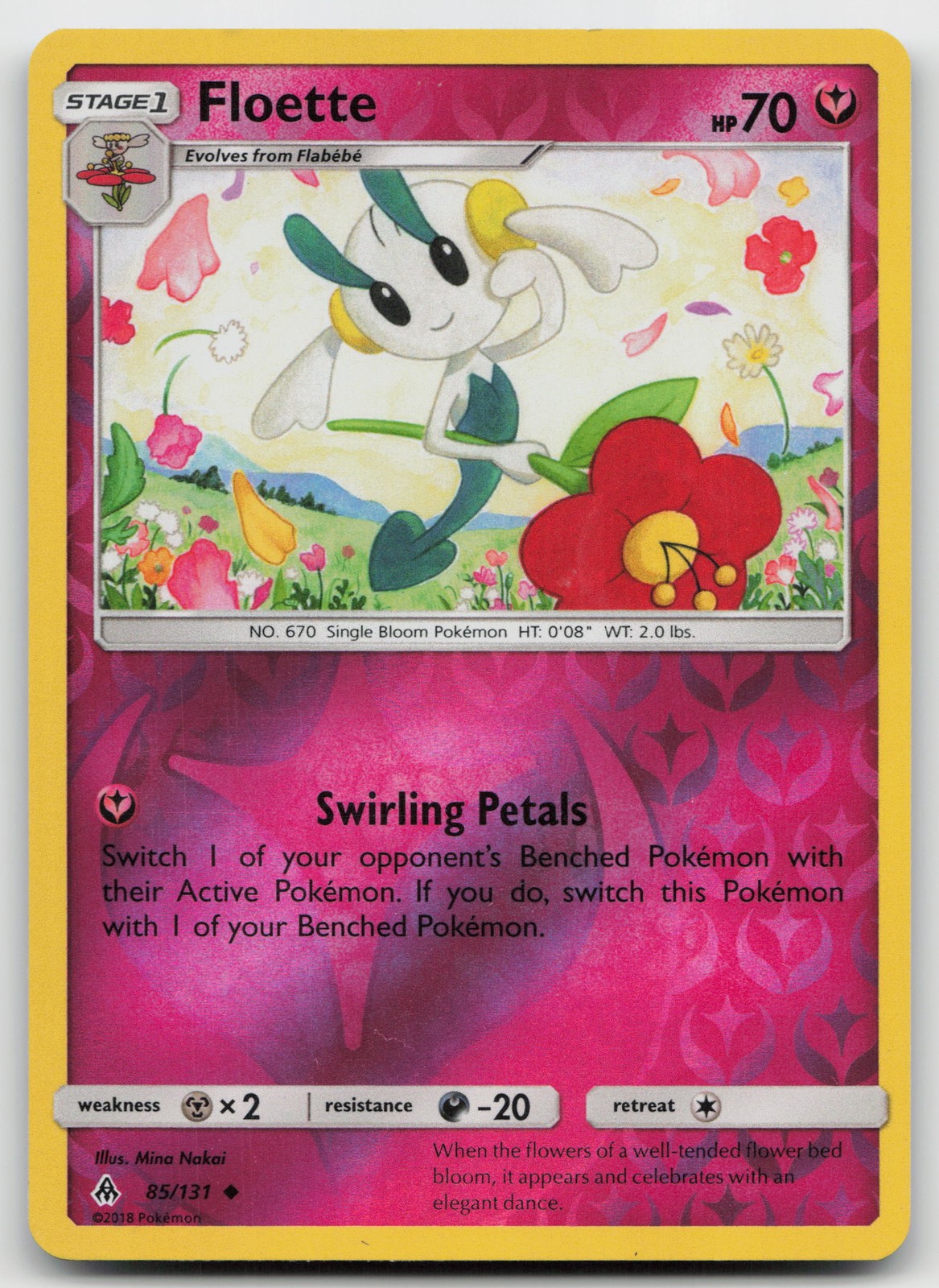 Floette Uncommon SM - Forbidden Light 85/131 NM
