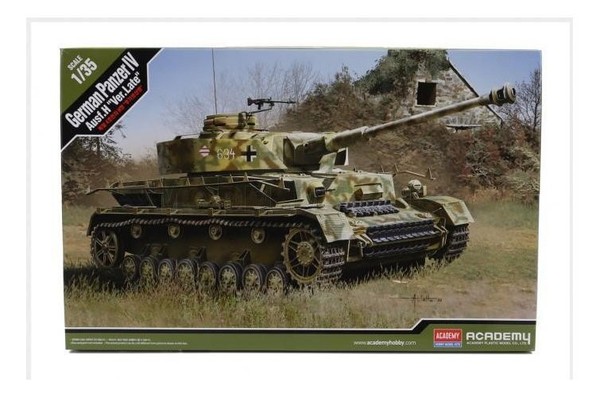 Academy AC13528 Tank - German Panzer IV Ausf. H Late Version Military 1944 - 1/3-image