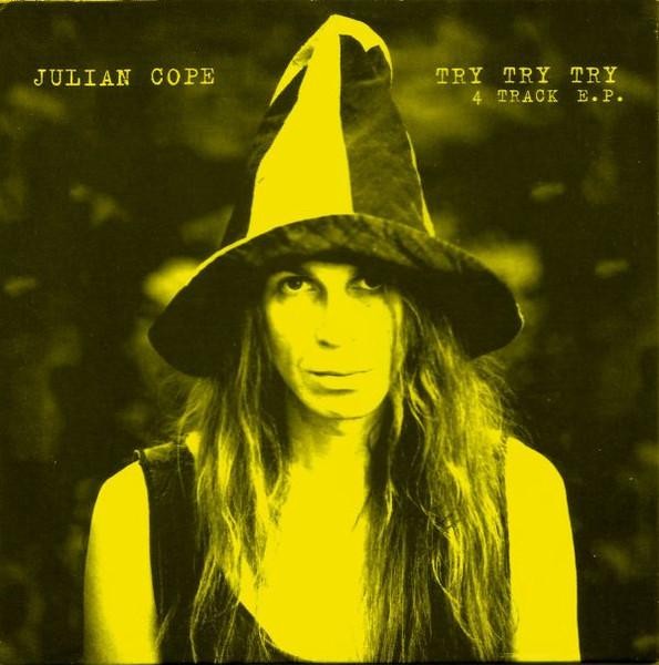 Julian Cope Try Try Try CD UK Echo 1995 in card sleeve. barcode sticker on