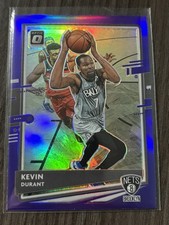 Kevin Durant 2020-21 Panini Donruss Optic Purple Holo Prizm #136 Brooklyn Nets