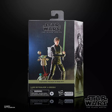 Luke Skywalker and Grogu BOBF Action Figure Star Wars Black Series 1 12