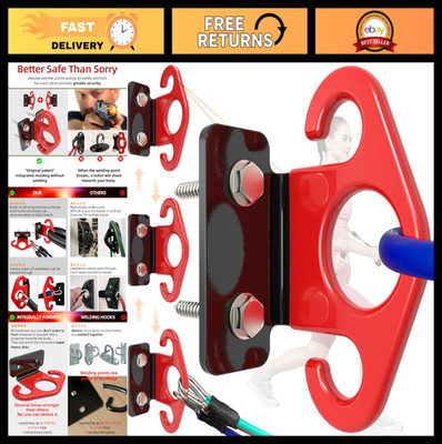 Wall Mounted Resistance Band Anchors, Modular Hook Platform for Home Gym, Fitnes